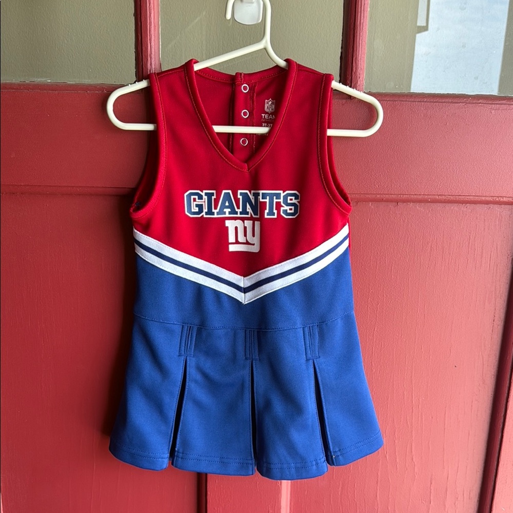 NFL Red and Blue Sleeveless Jersey Top